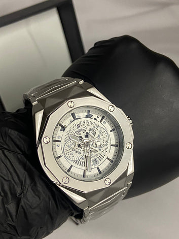Hublot Cut Skeleton Black Dial
